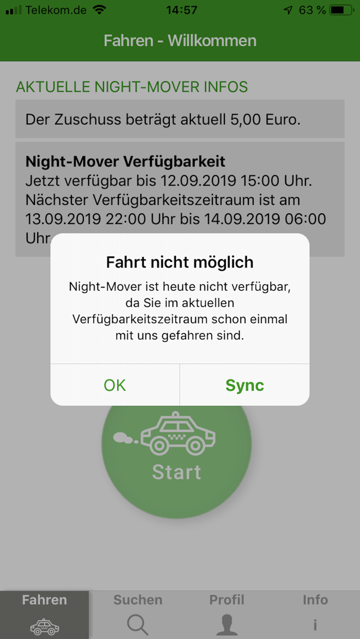 Night-Mover Kreis Kleve