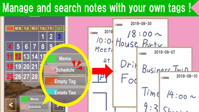 Screenshot #3 pour Calendar handwritten notes