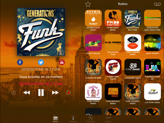 Screenshot #4 pour FUNK RADIO - Disco Funk Music