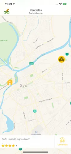 Screenshot 2 Duna Taxi Győr iphone