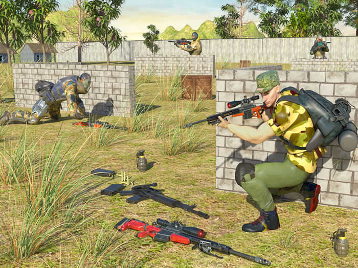 Shooting Game Guns Attack