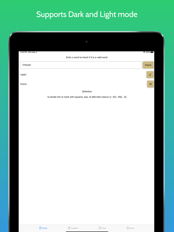 Word Checker iPad screenshot 4 - Reference app