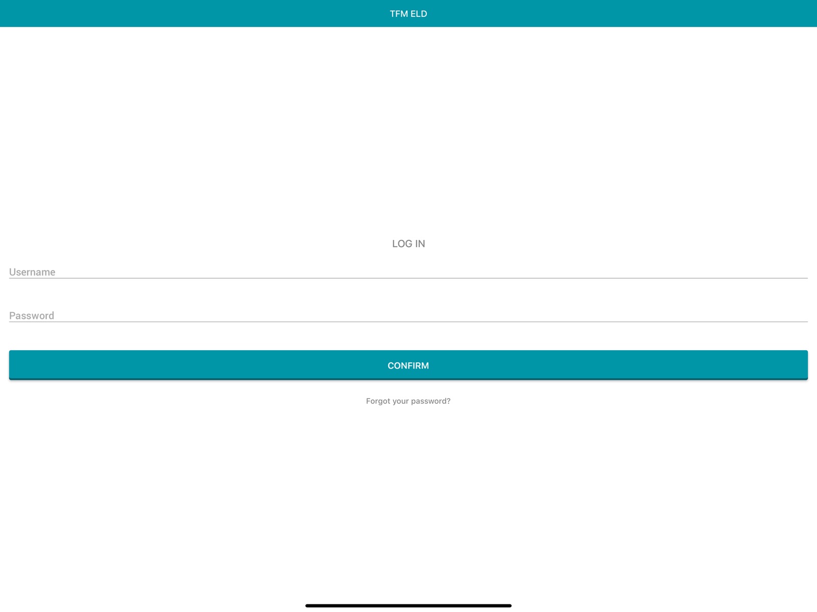 TFM ELD ipad screenshot 1