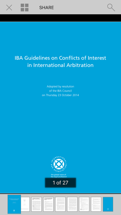IBA Arbitration Handbook Screenshot