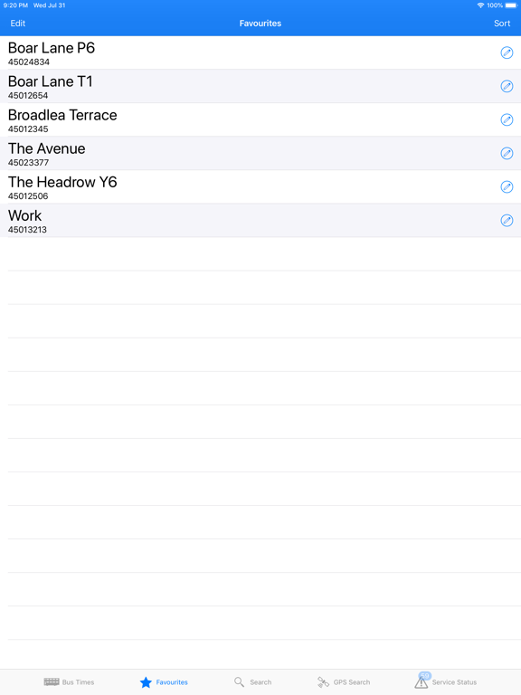 Screenshot #6 pour Bus Times - Yorkshire