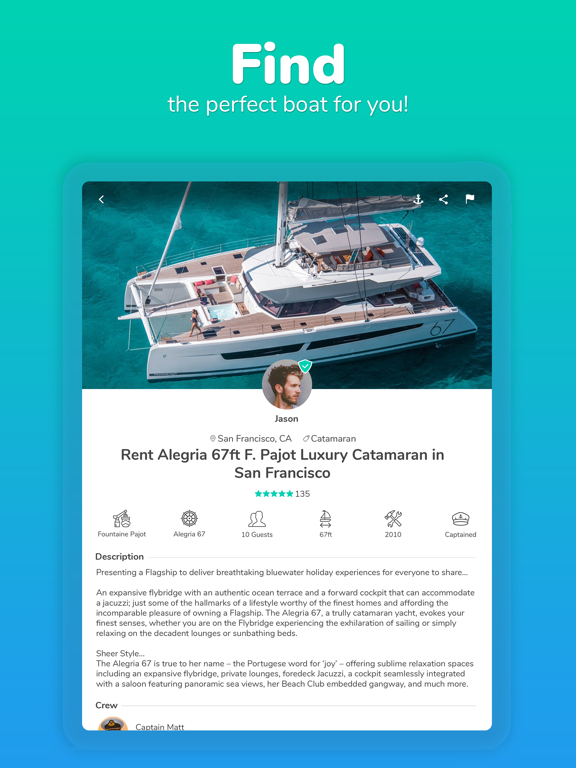 sail.me: Boat & Yacht rentals iPad screenshot 4 - Travel app