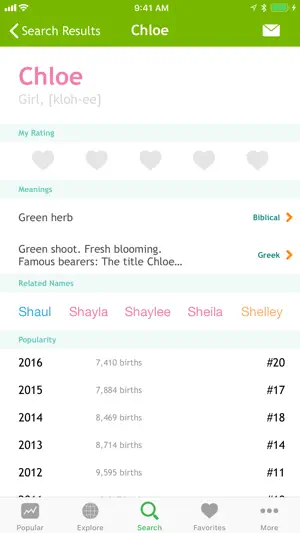 Baby Names ‎ screenshot 2