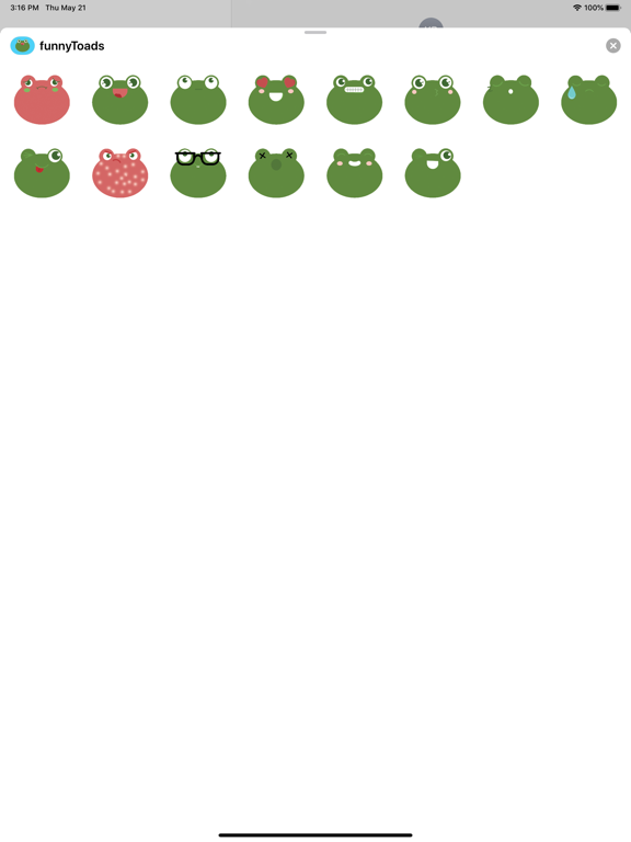Screenshot #4 pour Fun toad stickers - frog emoji