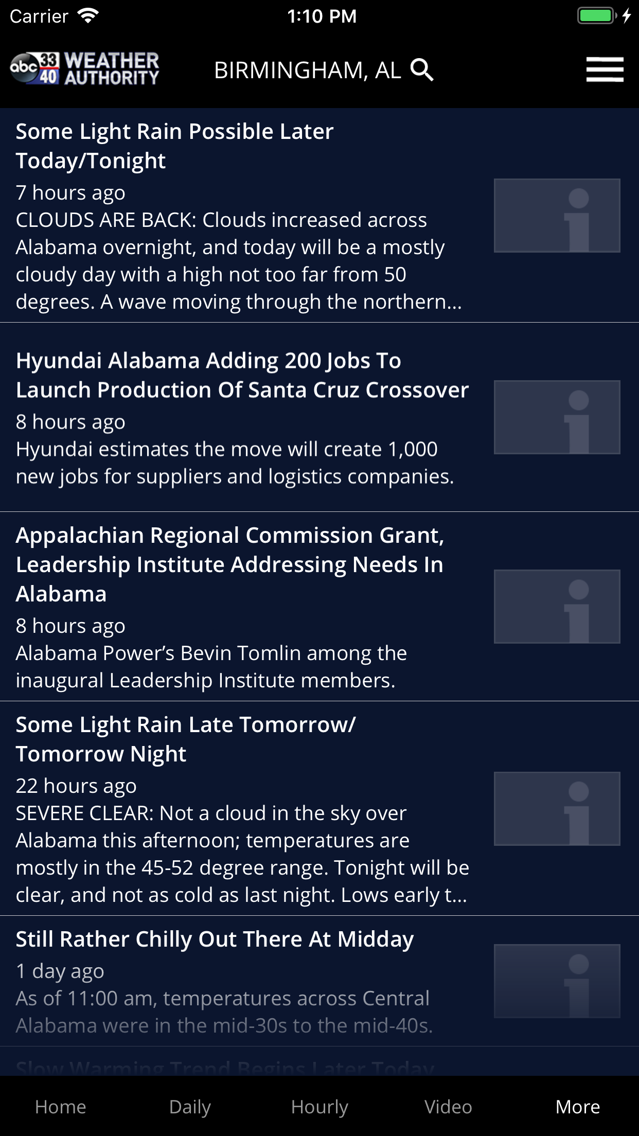 3340 Weather screenshot 3