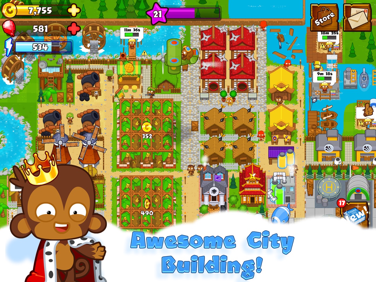 Screenshot 6 of Bloons Monkey City