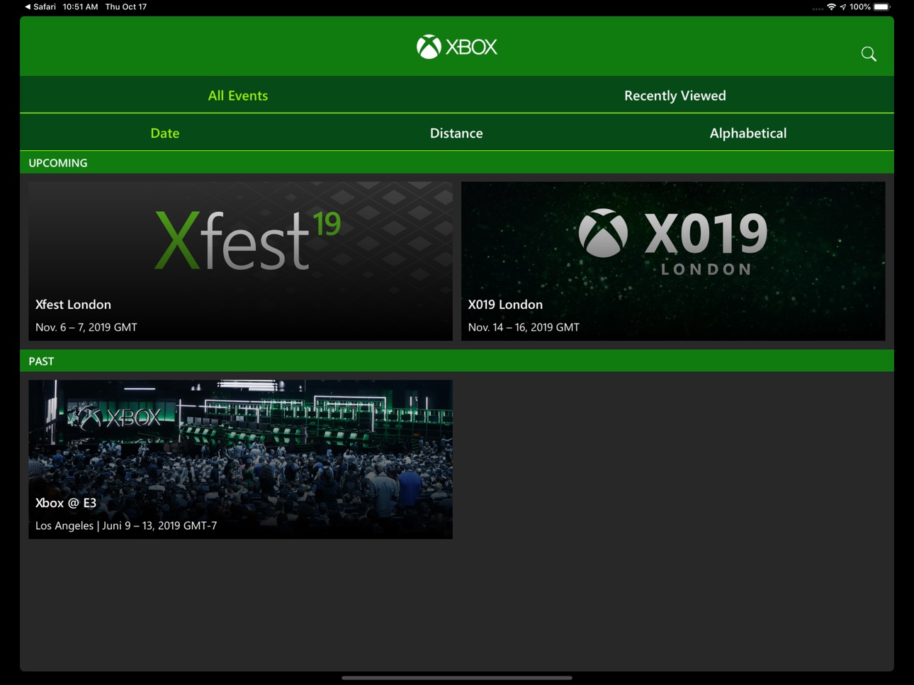 Screenshot 6 of Xbox Events