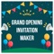Grand Opening Invitation Maker :