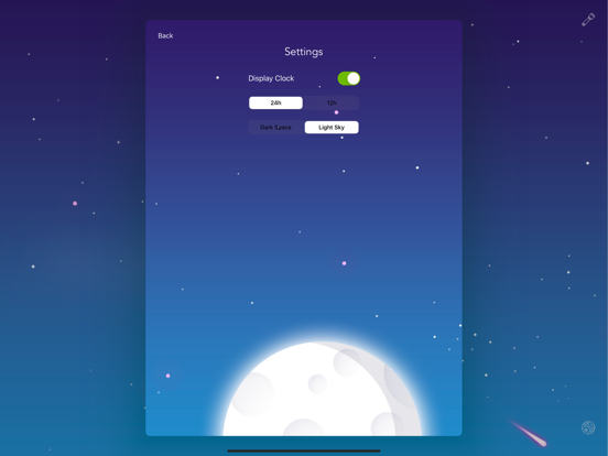 Space Night Light iPad app afbeelding 4