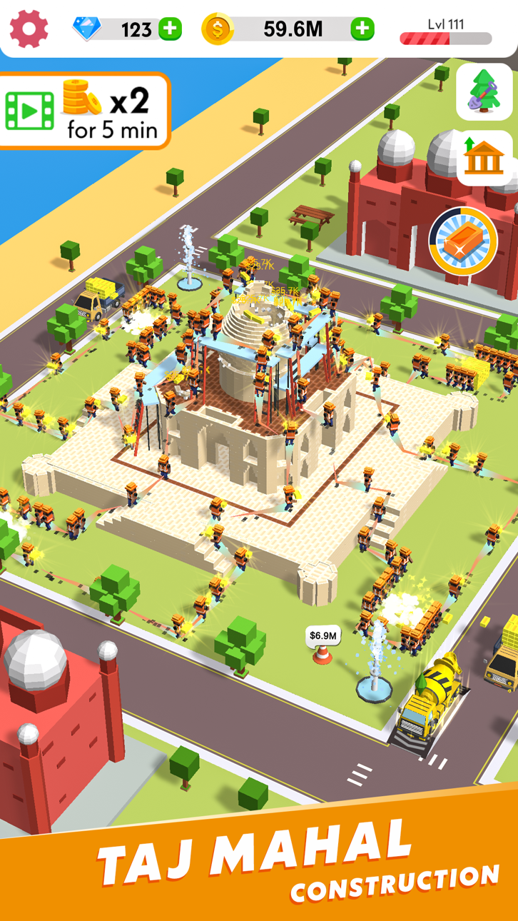 Idle Construction 3D Hack screenshot 5 - iOS game interface