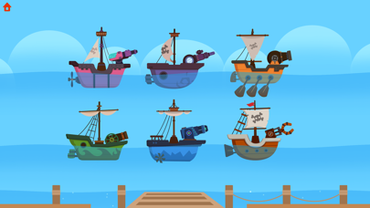Dinosaur Pirate Games for kids Screenshot