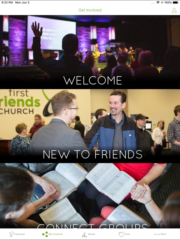 First Friends Church Canton iPad screenshot 2 - Lifestyle app