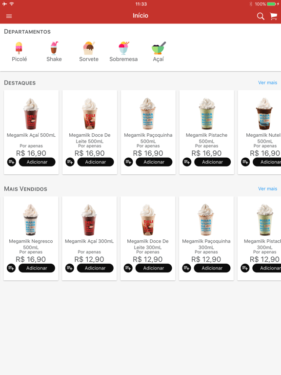 Screenshot #4 pour Delivery Sorvete Salada