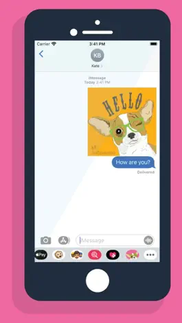 Game screenshot ArtzyDog Stickers apk