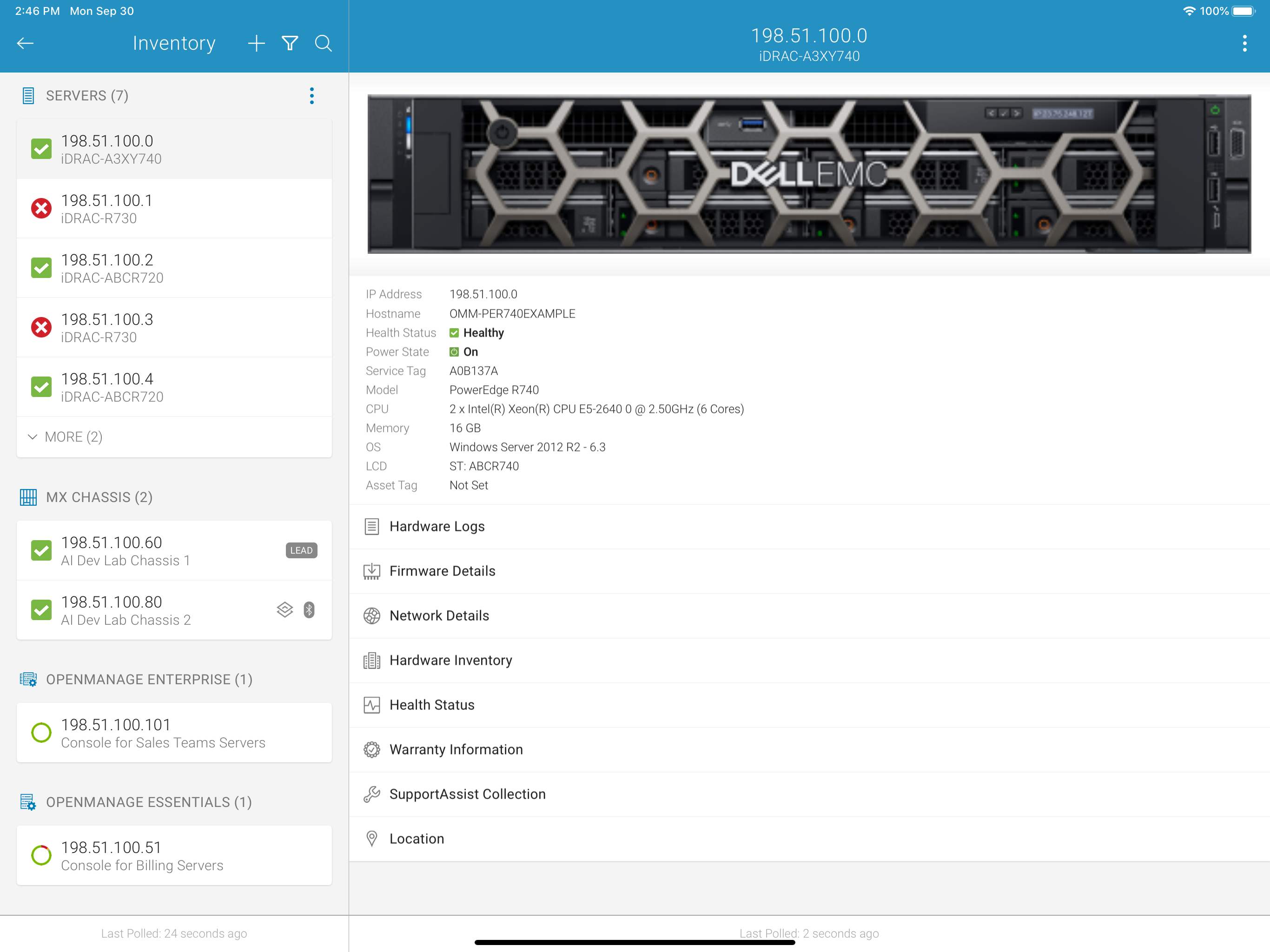 OpenManage Mobile