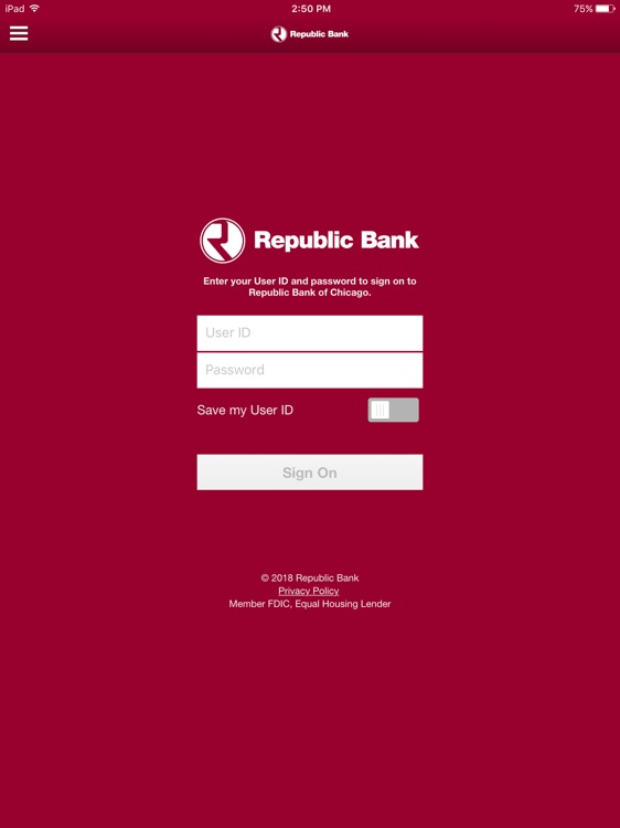Republic Bank Chicago Personal