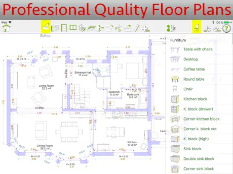 QuickPlan 3D - Floor plans
