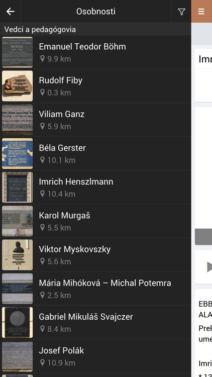 Pamätné tabule Košice