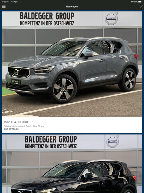 Screenshot #6 pour Baldegger Automobile AG