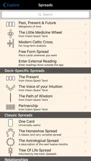 vision quest tarot iphone screenshot 3