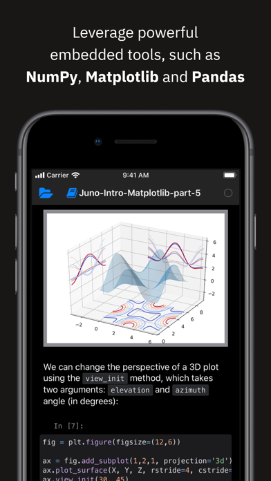 Juno for Jupyter screenshot1
