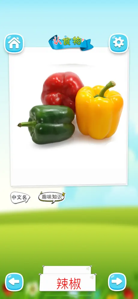 认食物 - 看图识字识物卡