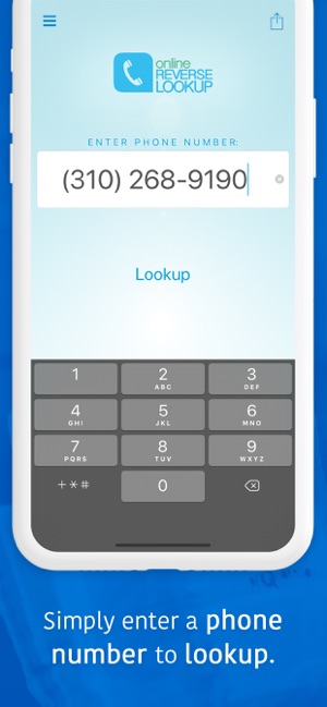 Lookup A Number >> Reverse Lookup On The App Store Lookup A Number >> Reverse Lookup On The App Store