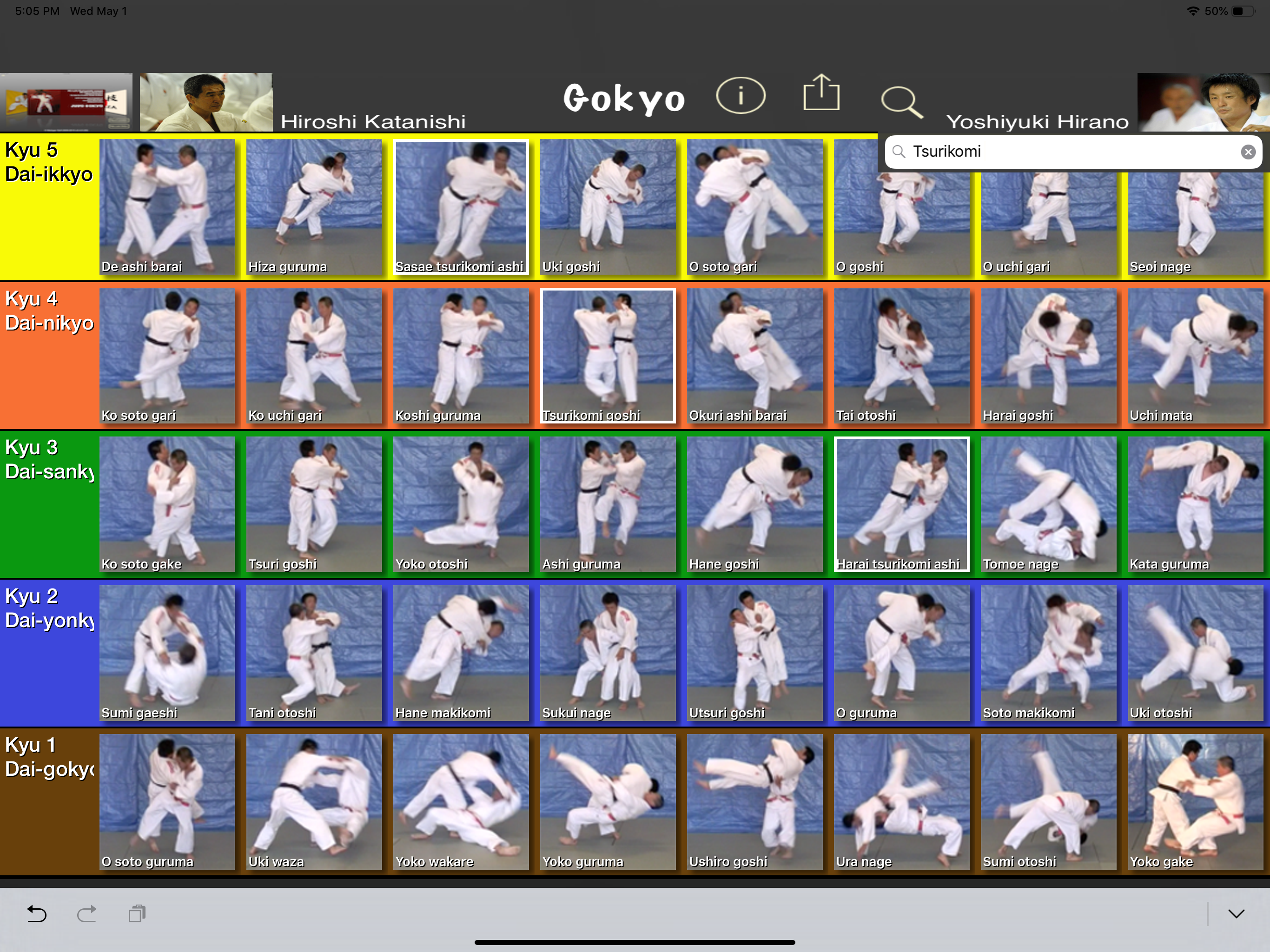 Judo Gokyo Lite