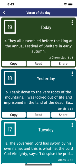 BibleALL - NIV,KJV,NLT & More(圖6)-速報App