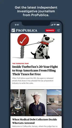 ProPublica screenshot 1