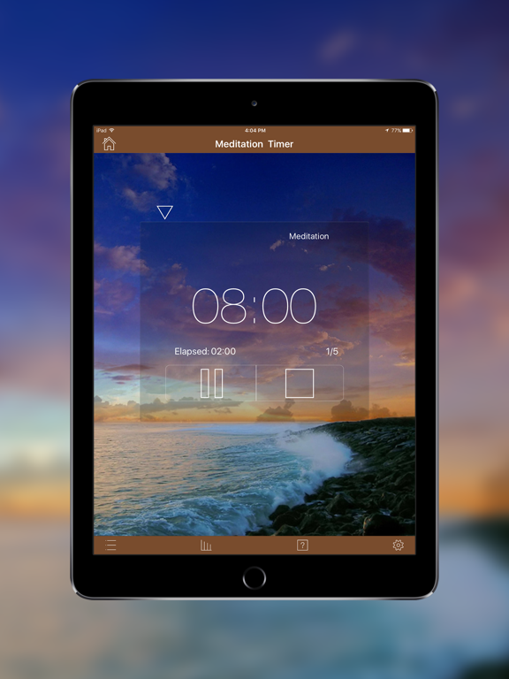 Screenshot #1 for Meditation Timer Pro for iPad