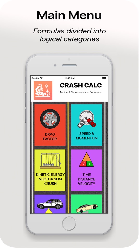 #1. Crash Calc (iOS) 由: Coastal Crash Consultants