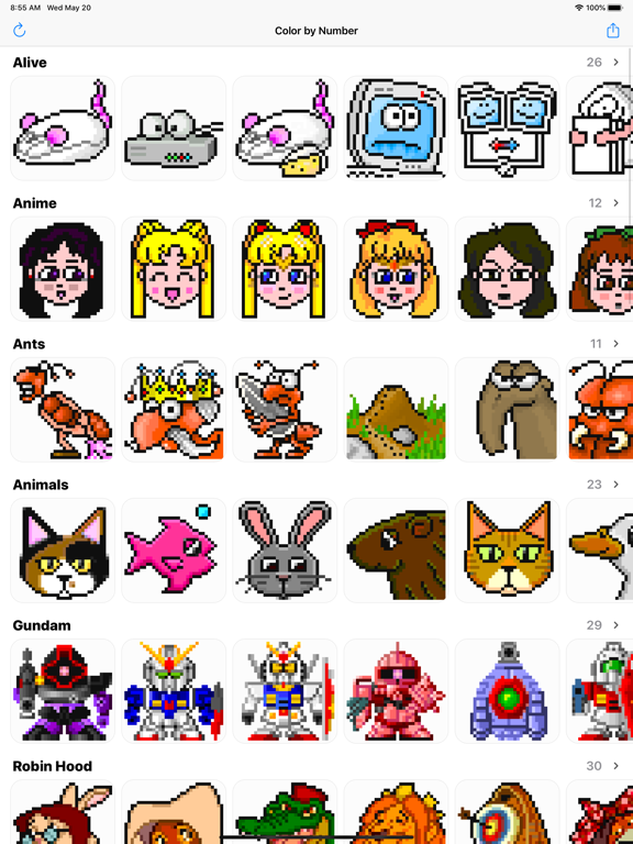 Screenshot #4 for Color by Number ∞