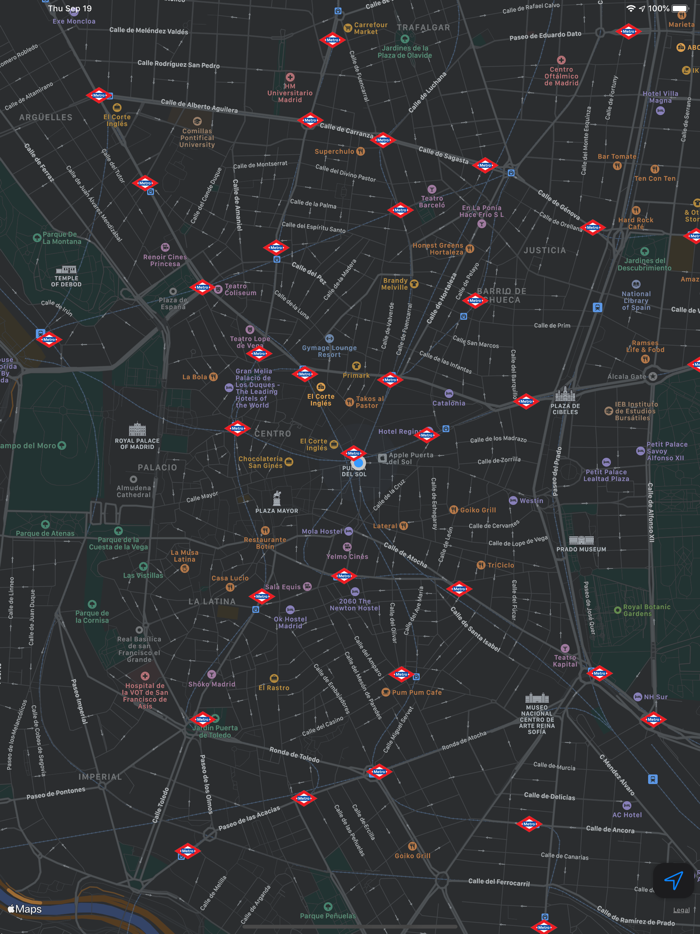 Metro Madrid - Waiting times