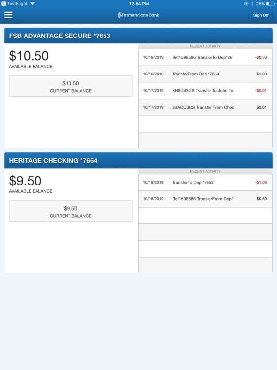FSB Mobile Money for iPad