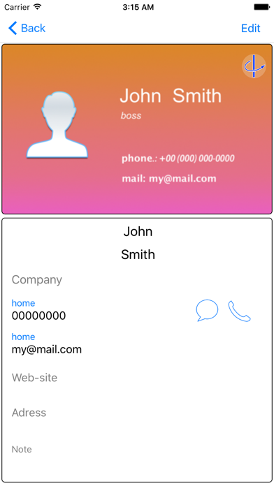 Business Card Holder Simple Screenshot 3