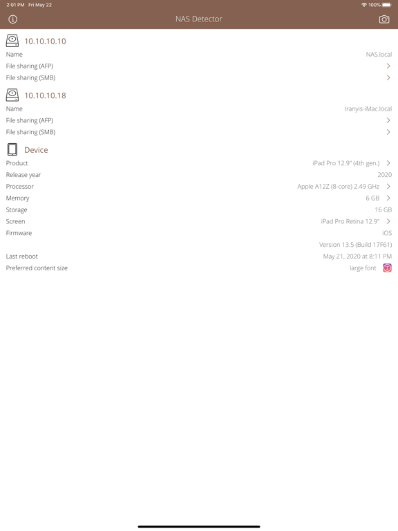 Screenshot #4 pour NAS Detector