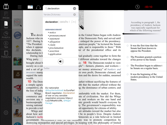 Screenshot #4 pour Reading Prep TOEFL®iBT Exam