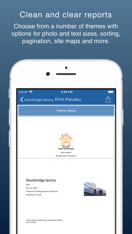 #5. Snag List Pro - Audit & Report (iOS) Podle: Boluga