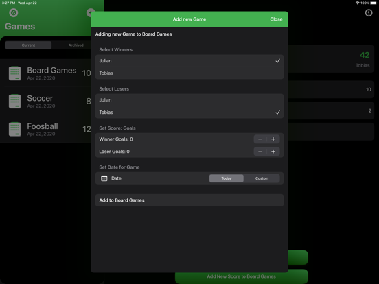 Screenshot #5 pour Score Tracking and Statistics