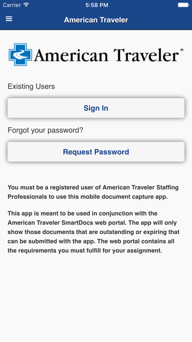 American Traveler Screenshot