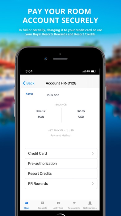 Royal Resorts Screenshot