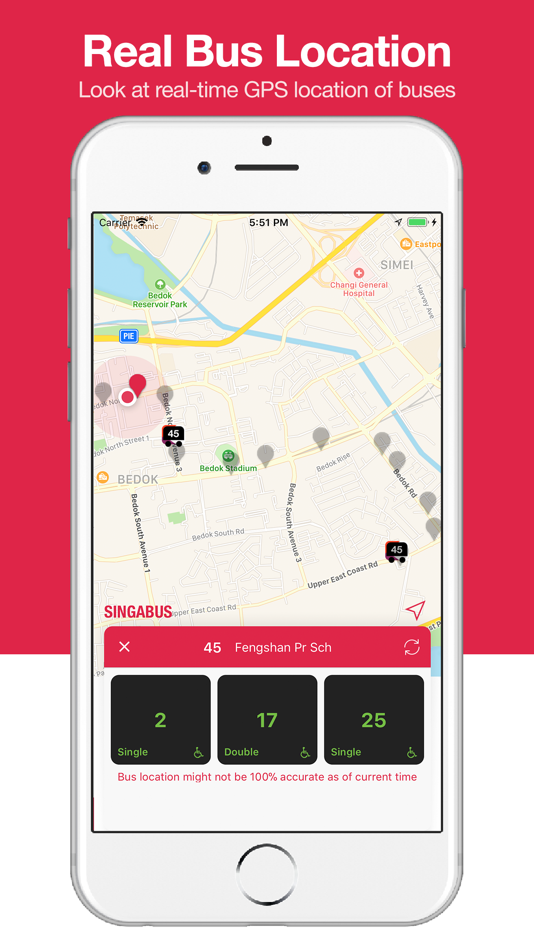 #2. Singabus - Bus Timing + MRT (iOS) 由: Cotton.sg Pte. Ltd.
