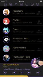 anime music radio stations iphone screenshot 4