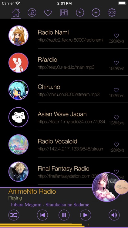 Anime Music Radio Stations screenshot-3