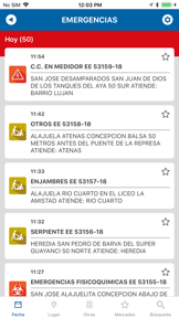 Bomberos CR screenshot